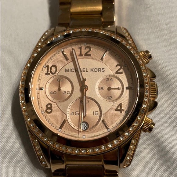 Michael Kors Ritz Rose Gold-Tone Watch